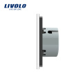 Livolo EU Standard Door Bell Switch with Crystal Glass Panel VL-C701B-15